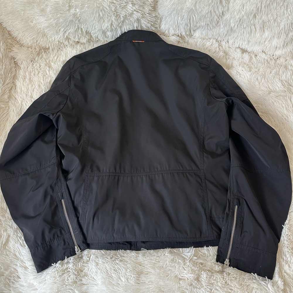 BOSS ORANGE by Hugo Boss Men’s Black Zip Up Jacket Size: XL - Picture 11 of 13